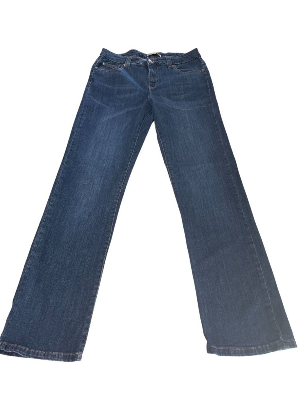 Lee No Gap Straight Leg Jeans 10 Dark Wash Mid Rise Casual Streetwear Minimalist